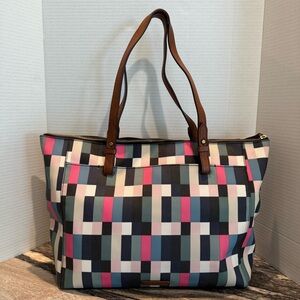 Fossil‎ Rachel Tote Pixel Grid PVC Shoulder Bag
PREOWNED